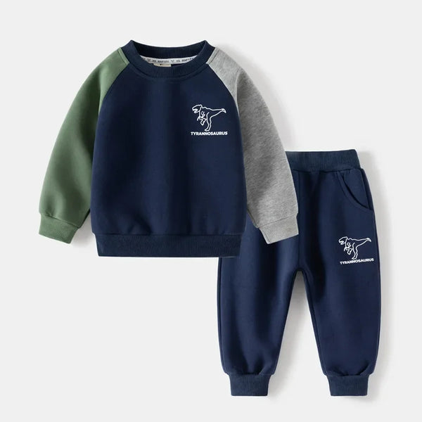 Boy Casual Tracksuit Outfits Tops Pants