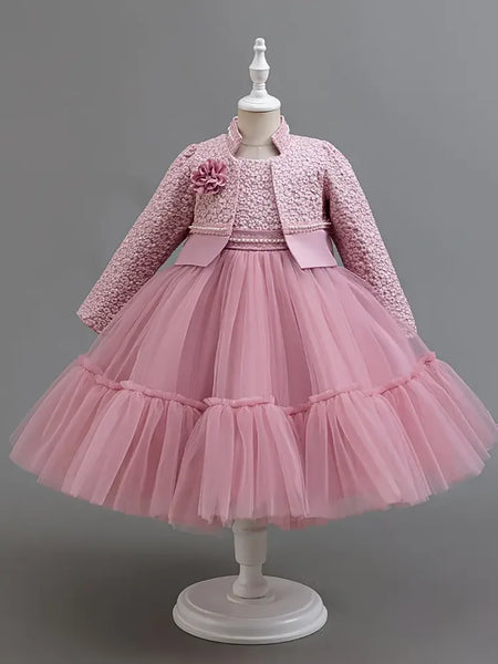 Cute Princess Dresses and Coat Outfits 2-8 Year