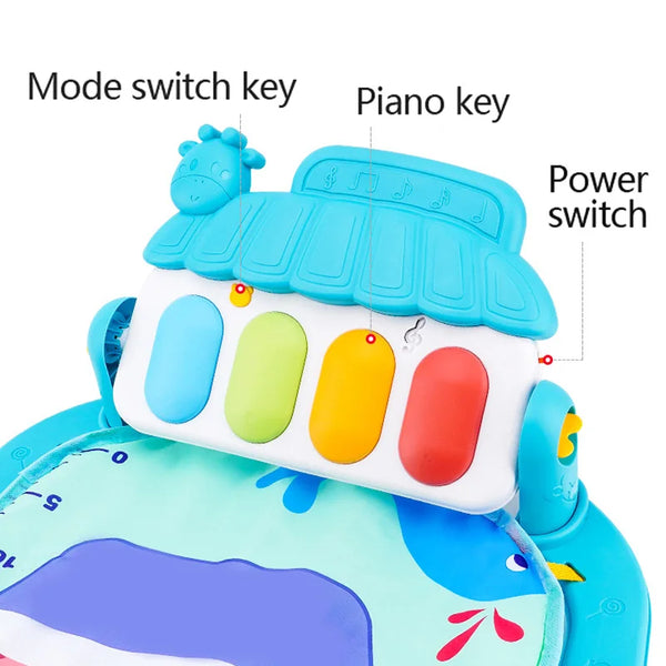 Newborn Piano Crawling Blanket Pedal Game Pad Early Education 0-36 Months Gifts