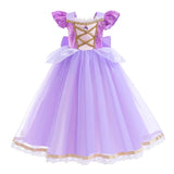 Girl Elsa Anna And Princess Costume Snow Queen Dress